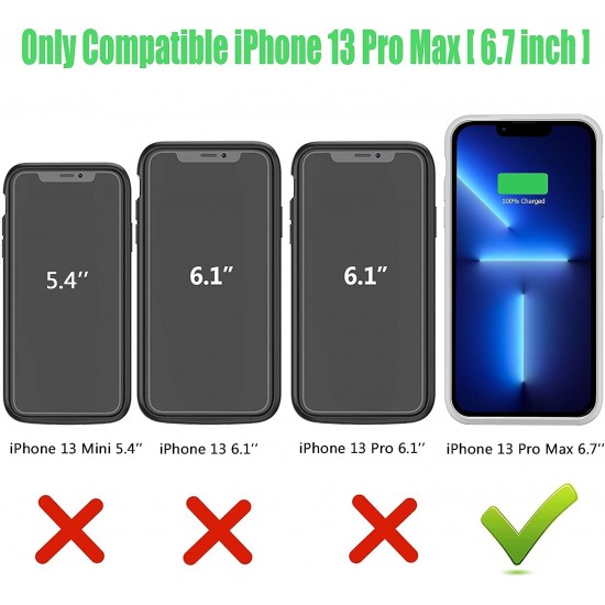 Battery Case for iPhone 13 Pro Max