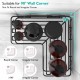 WHNING Shower Caddy, 2 Pack Corner Shower Caddy,Bathroom Storage Organizer,Wall Mounted Shower Organizer with Adhesive,Shower Shelf for Toilet, Dorm and Kitchen (Matte Black)