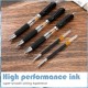 Geyoga 90 Pcs Gel Ink Pens Bulk Fine Point 0.5mm Metal Tip Retractable Gel Pens Ballpoint Pens Rubber Grip Smooth Pens for Office Back to School (Black)