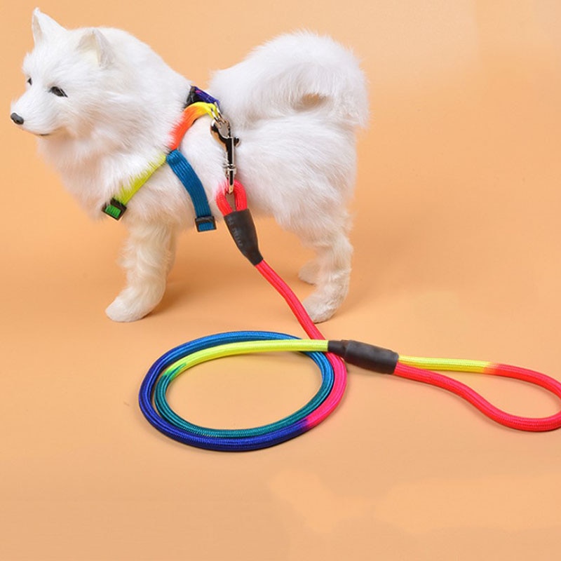 Durable-Nylon-Rainbow-12M-Pet-Dog-Leash-Walking-Training-Leash-Cats-Dogs-Harness-Collar-Leashes-Strap-Belt-Rope-7